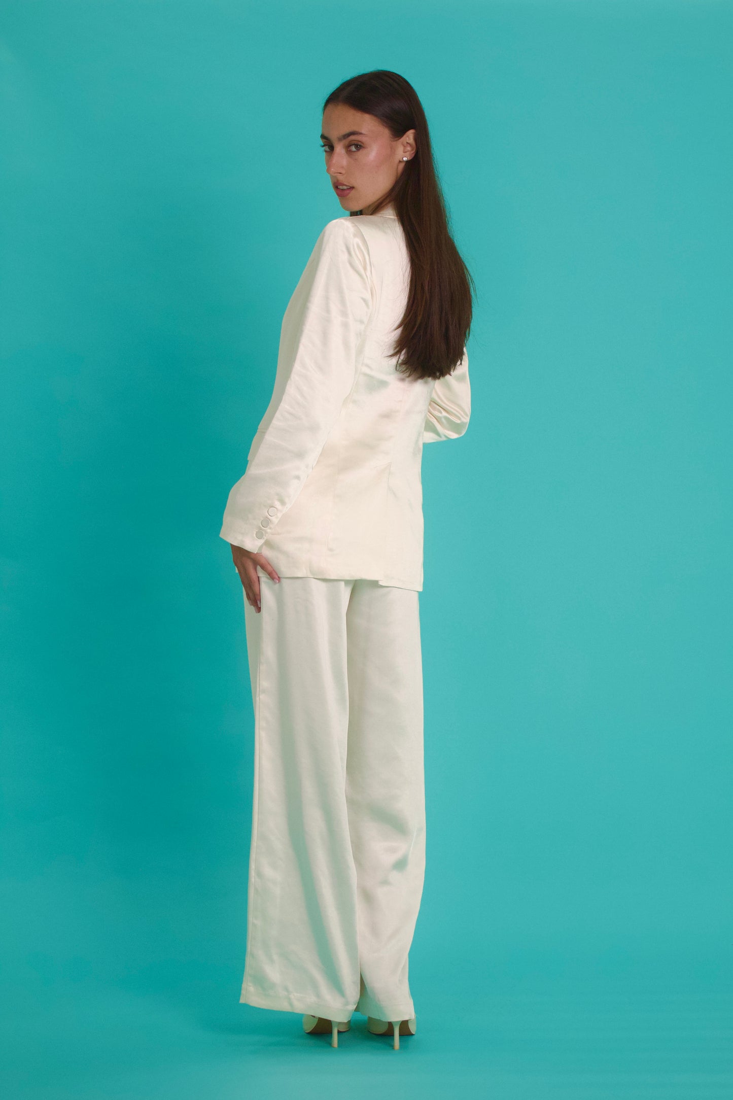 Silk blazer