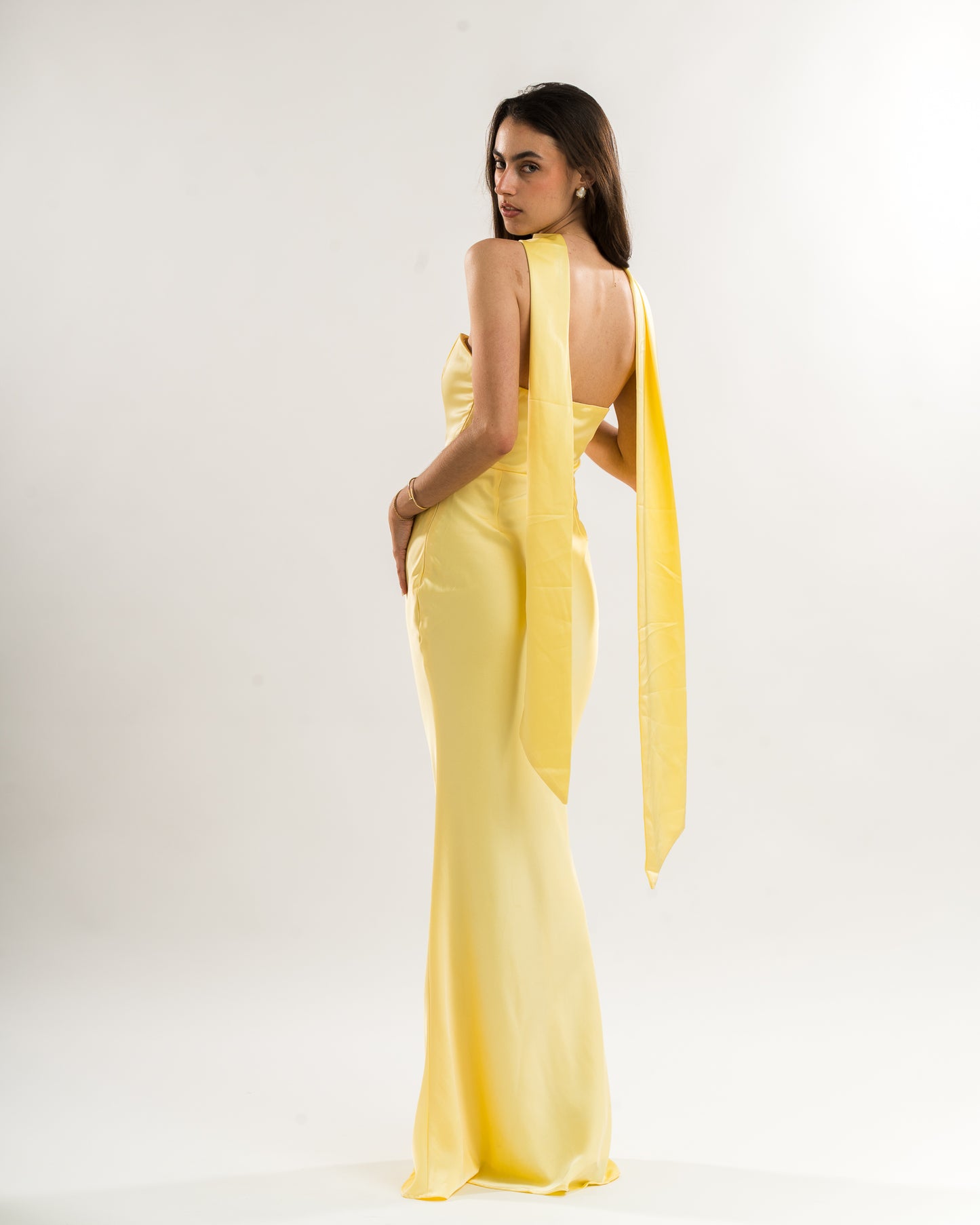 Strapless Satin dress