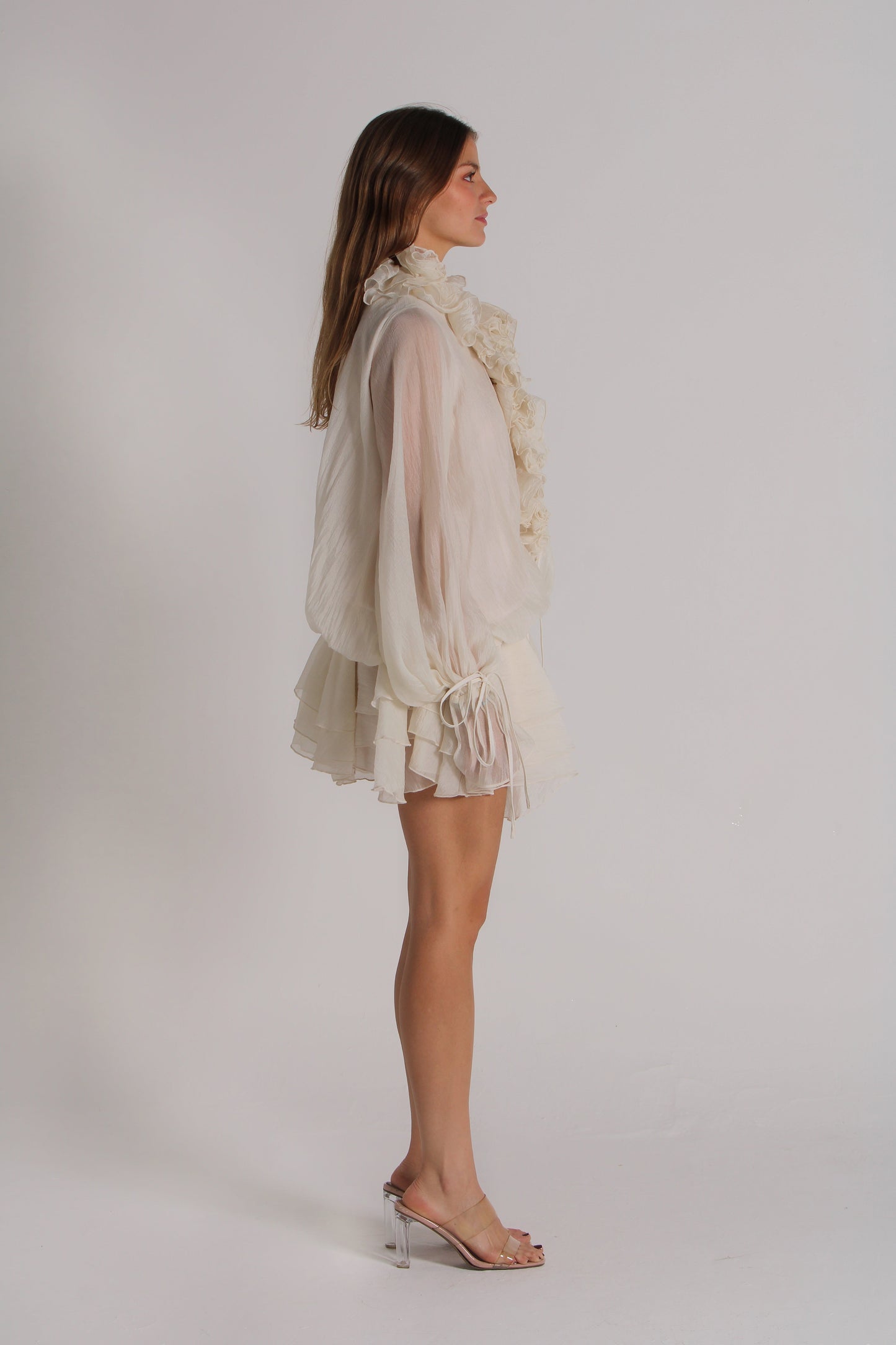 BEIGE ENDIVE DRESS