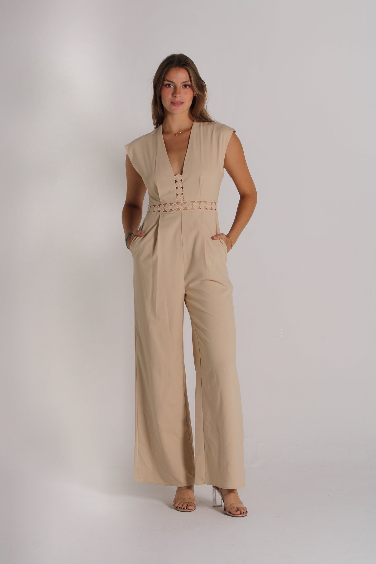 TAUPE JUMPSUIT