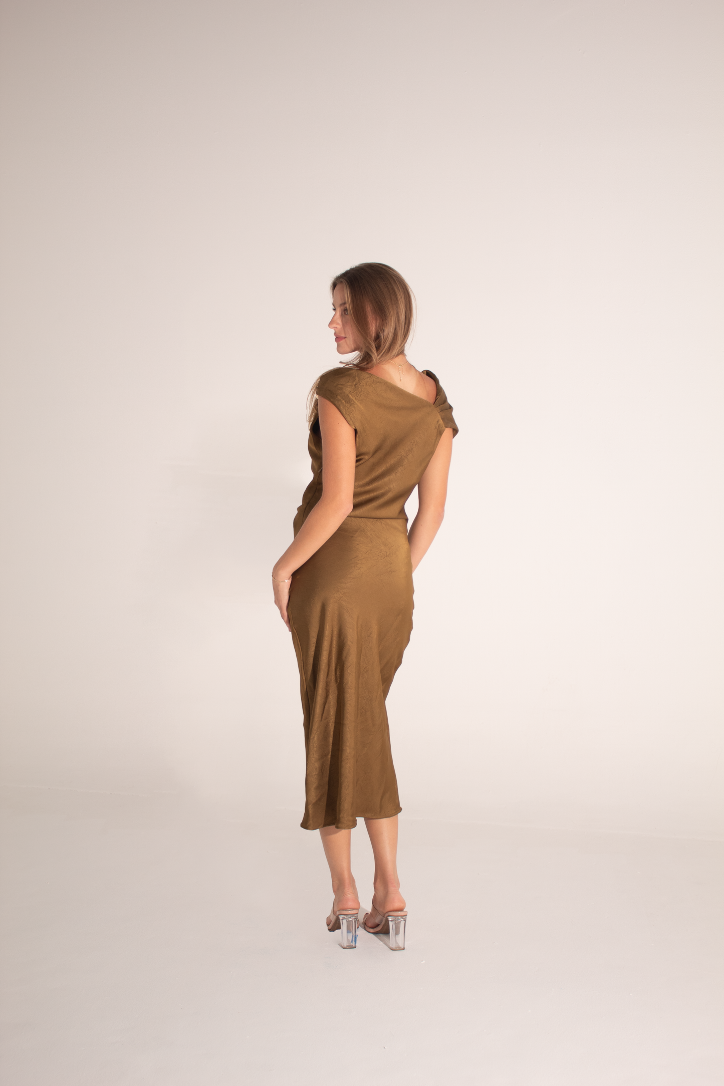 The Asymmetric Drape Dress