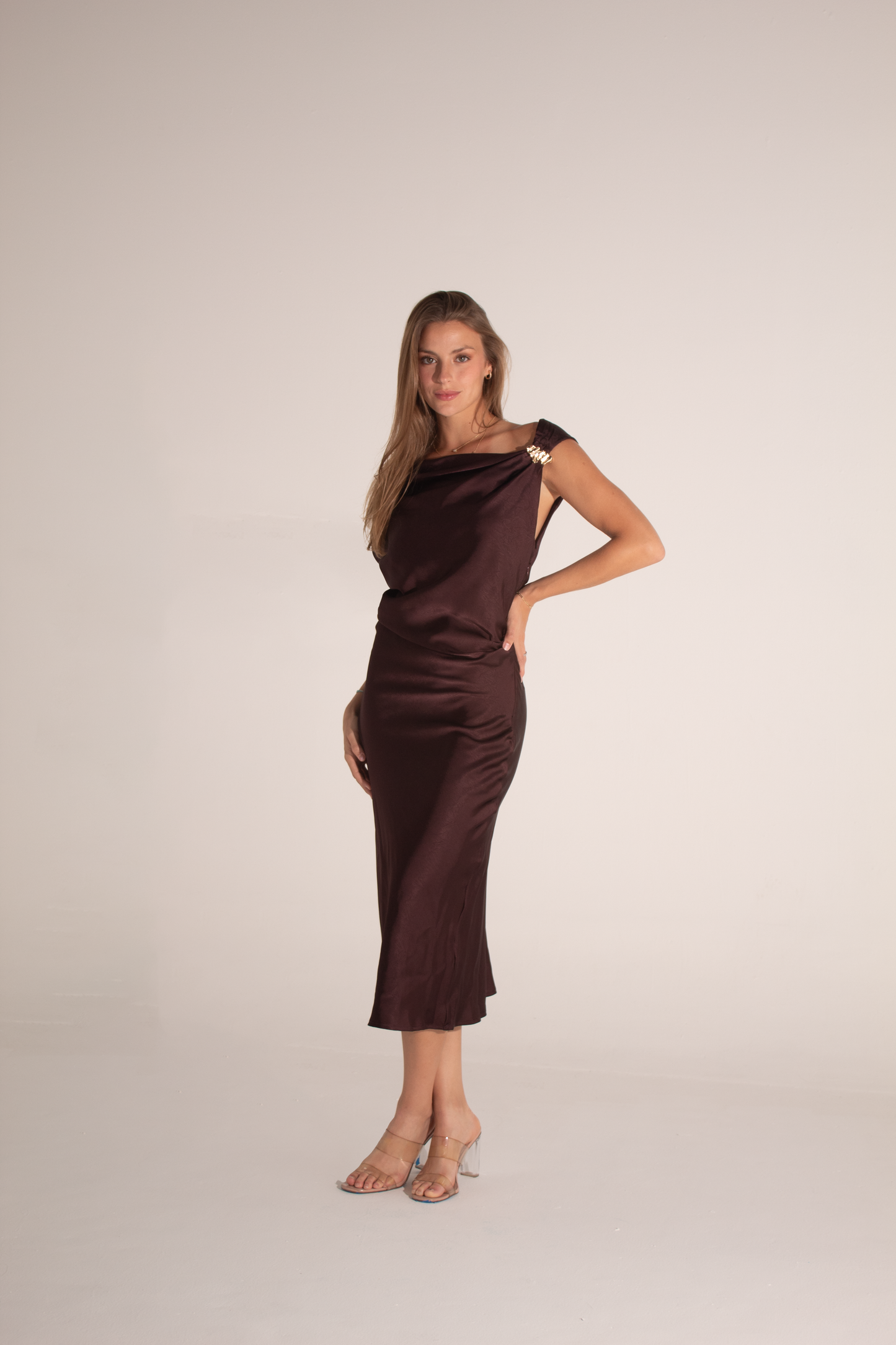 The Asymmetric Drape Dress