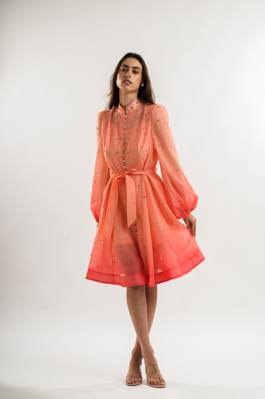 ORANGE GRADIENT DRESS