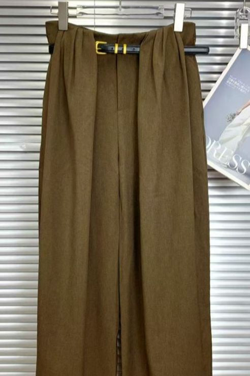 Brown Pants with Belt