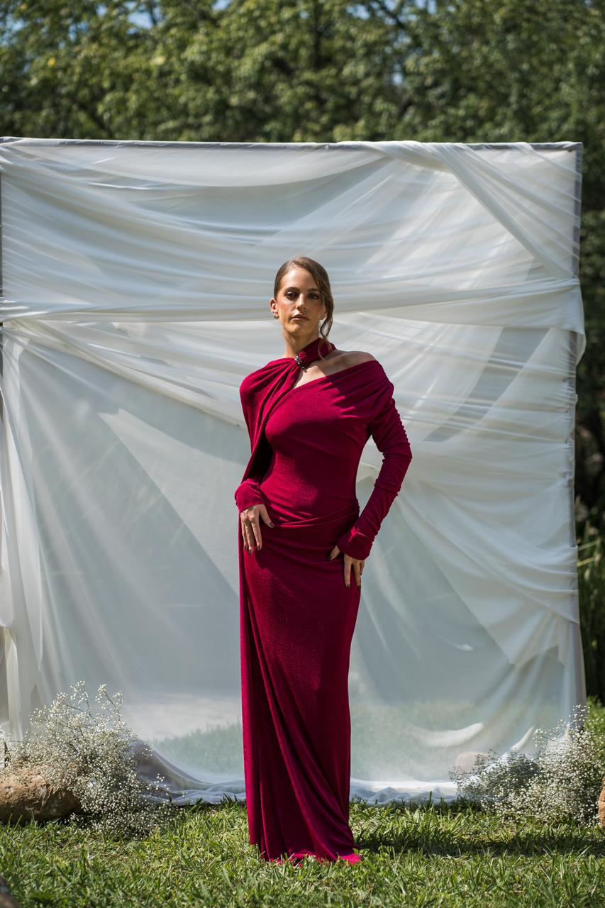 Burgundy Dress