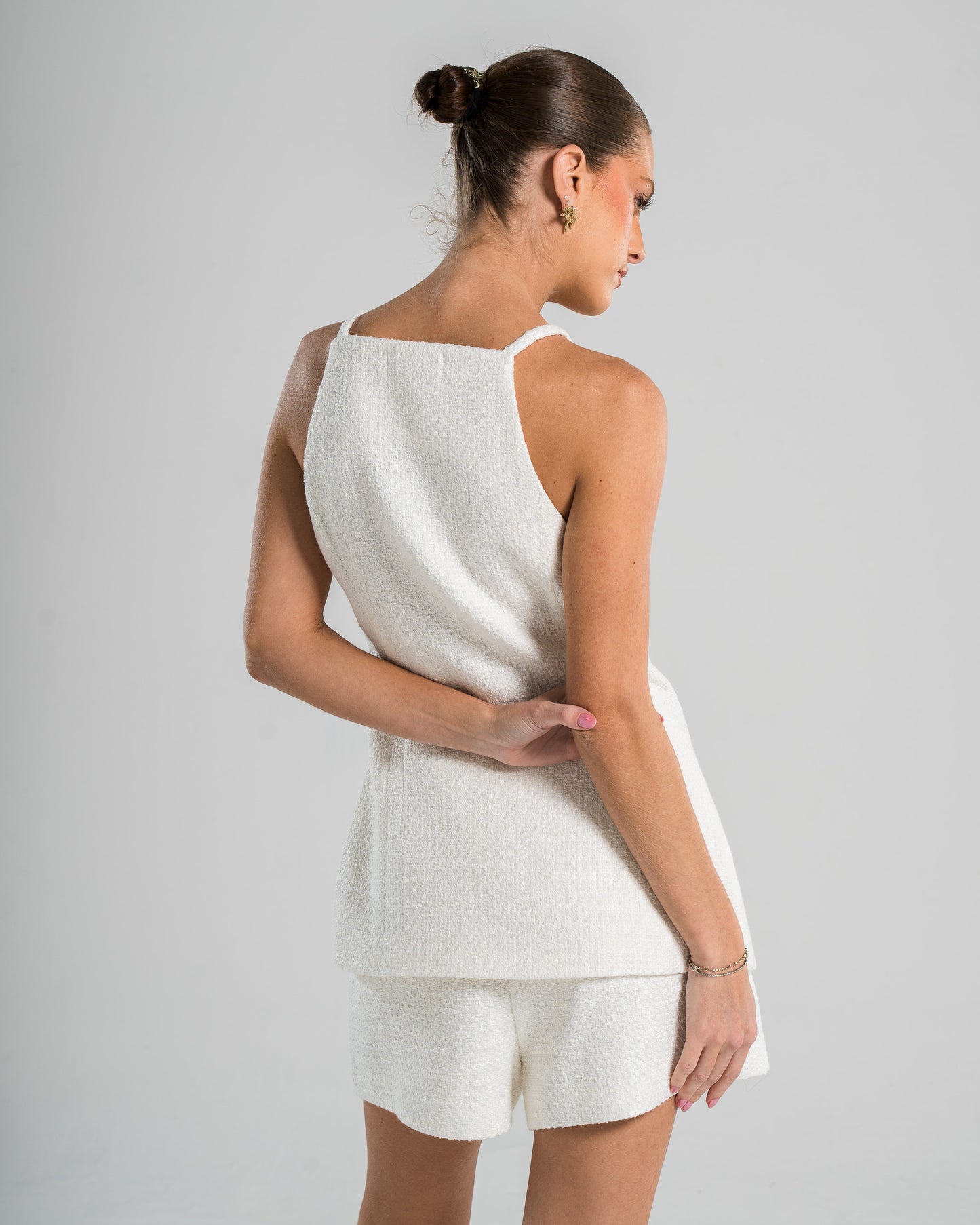 CHALAECO WHITE TWEED