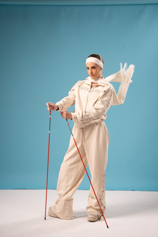 Crisscross Hoodie & Sweatpants Set