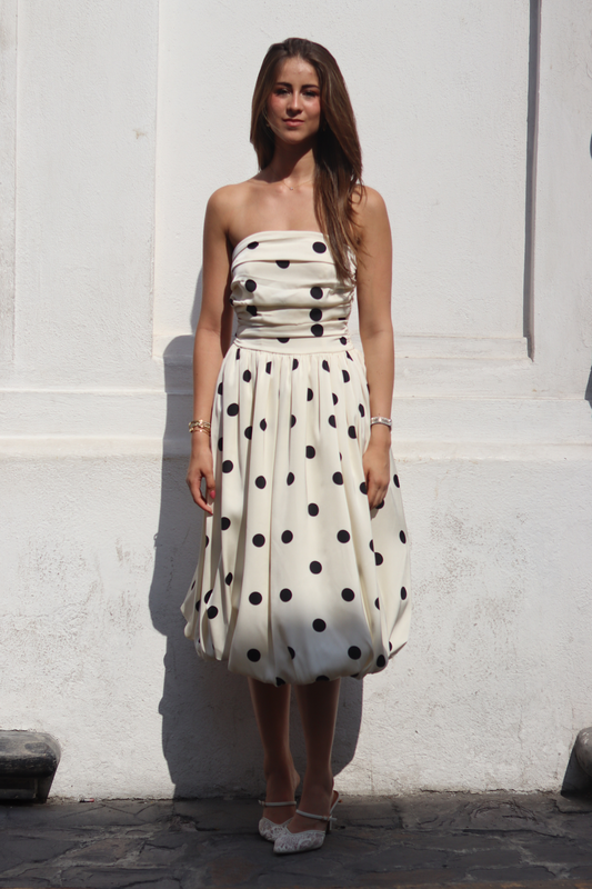 Polka Dot Straple Dress
