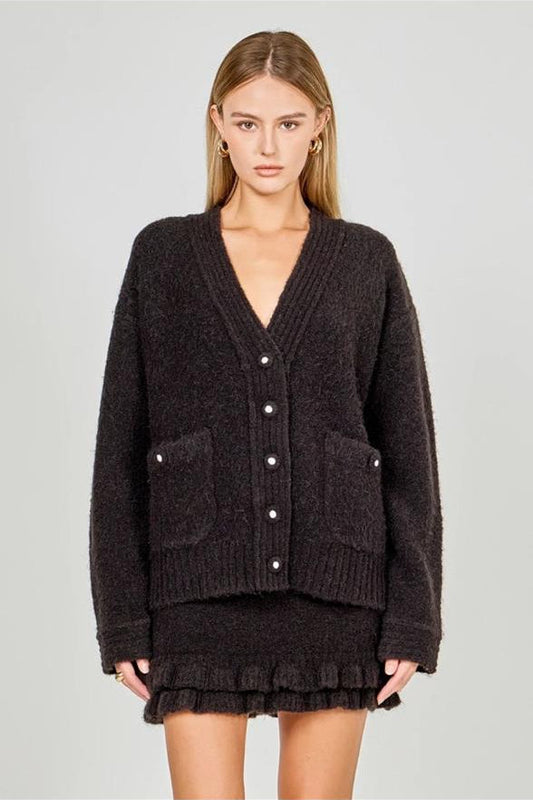 BLACK CARDIGAN