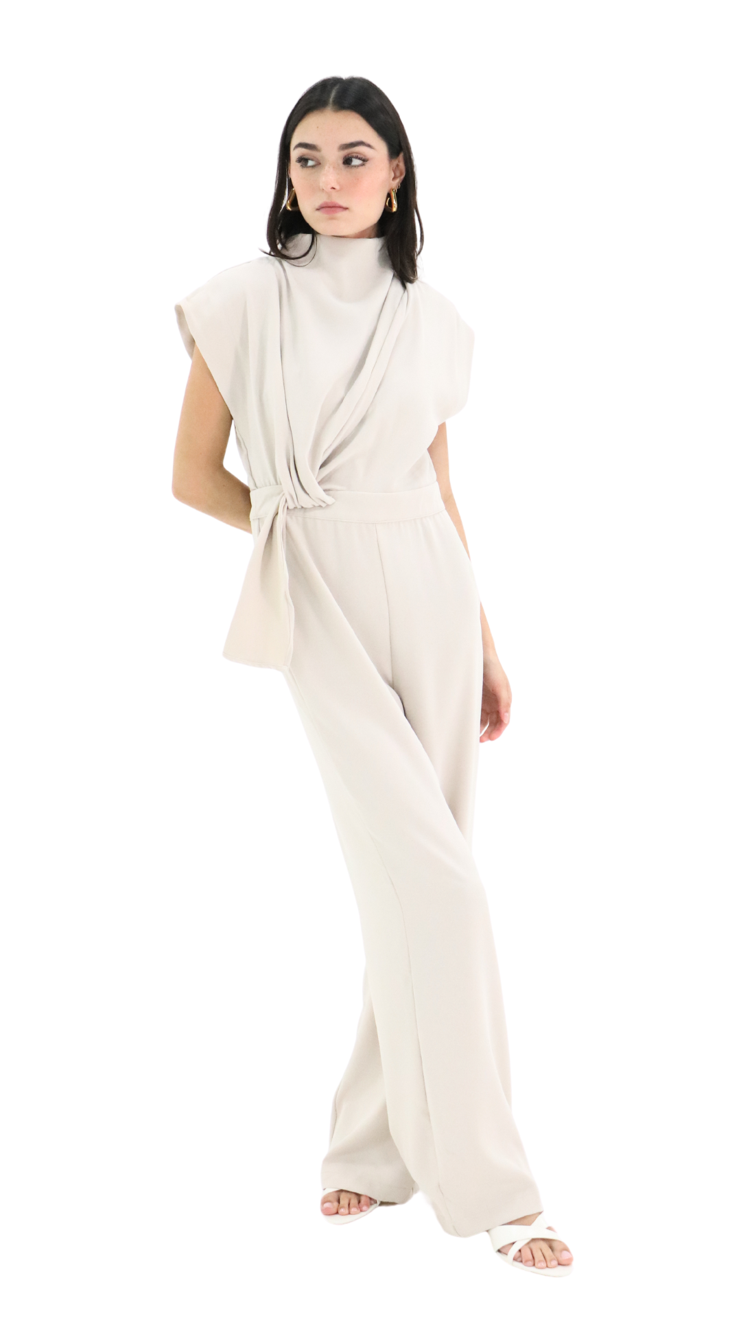 WHITE PEARL JUMPSUIT