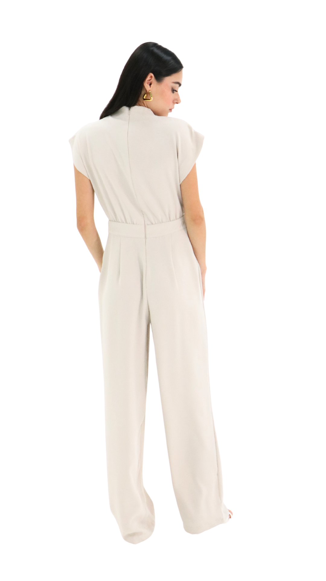 WHITE PEARL JUMPSUIT