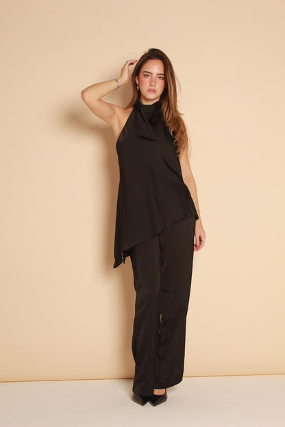 Valentina Pants — Satin Black