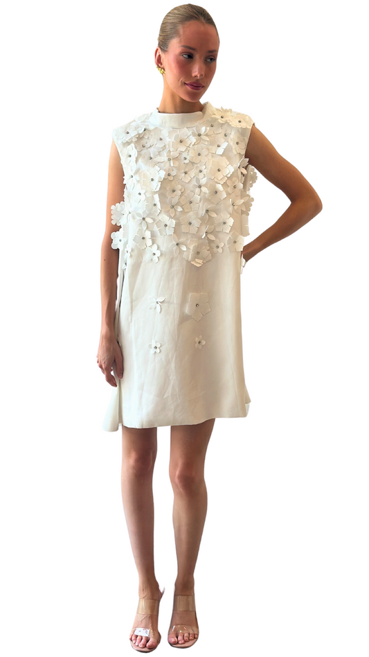 White Flower Dress