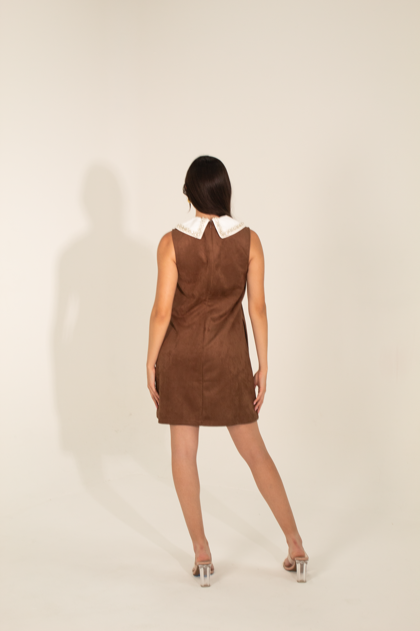 Brown Suede Dress