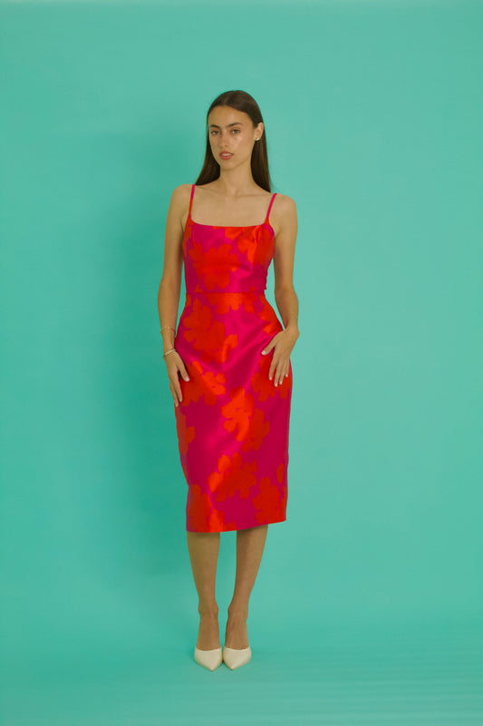 The Floral midi dress