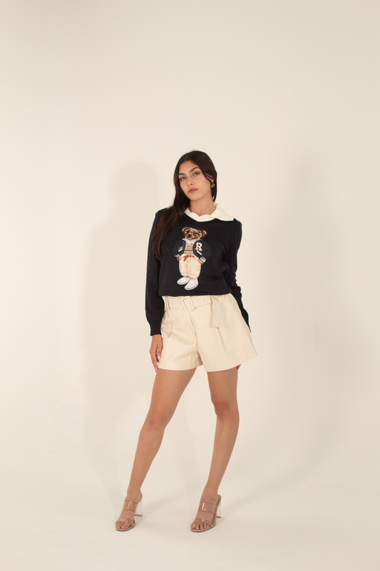 Preppy Teddy Bear Sweater
