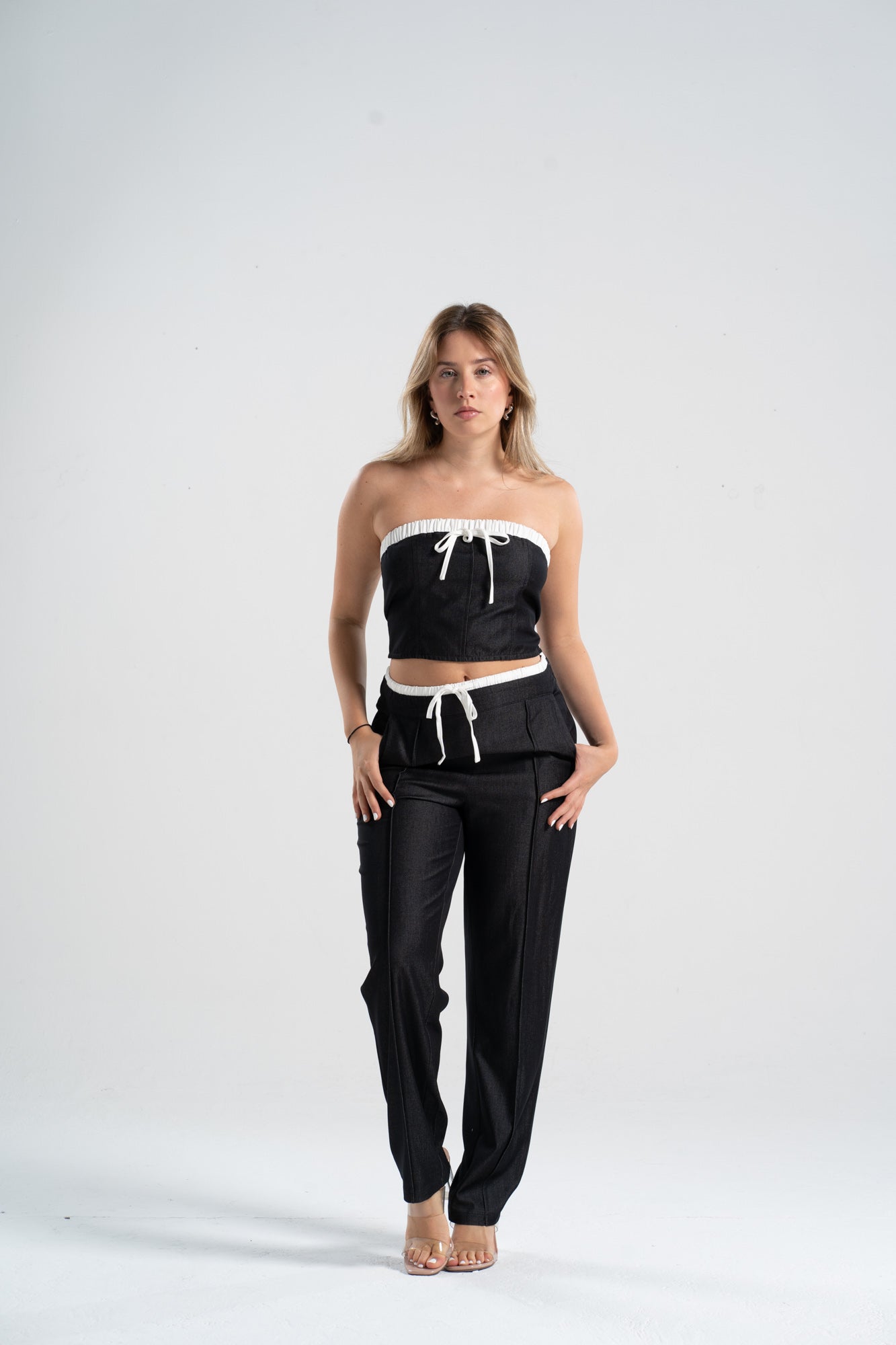 STRAPLESS BOW PANTS PREORDEN