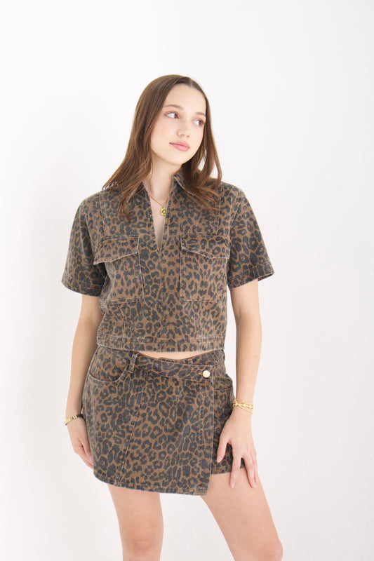 Leopard Print Top