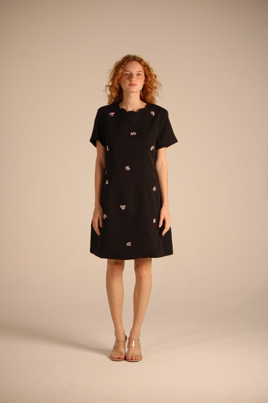 Black Dress With Glitter