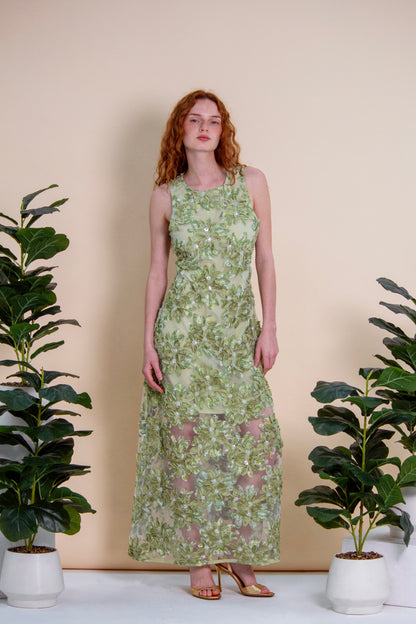 Maxivestido Willow con Flores en 3D