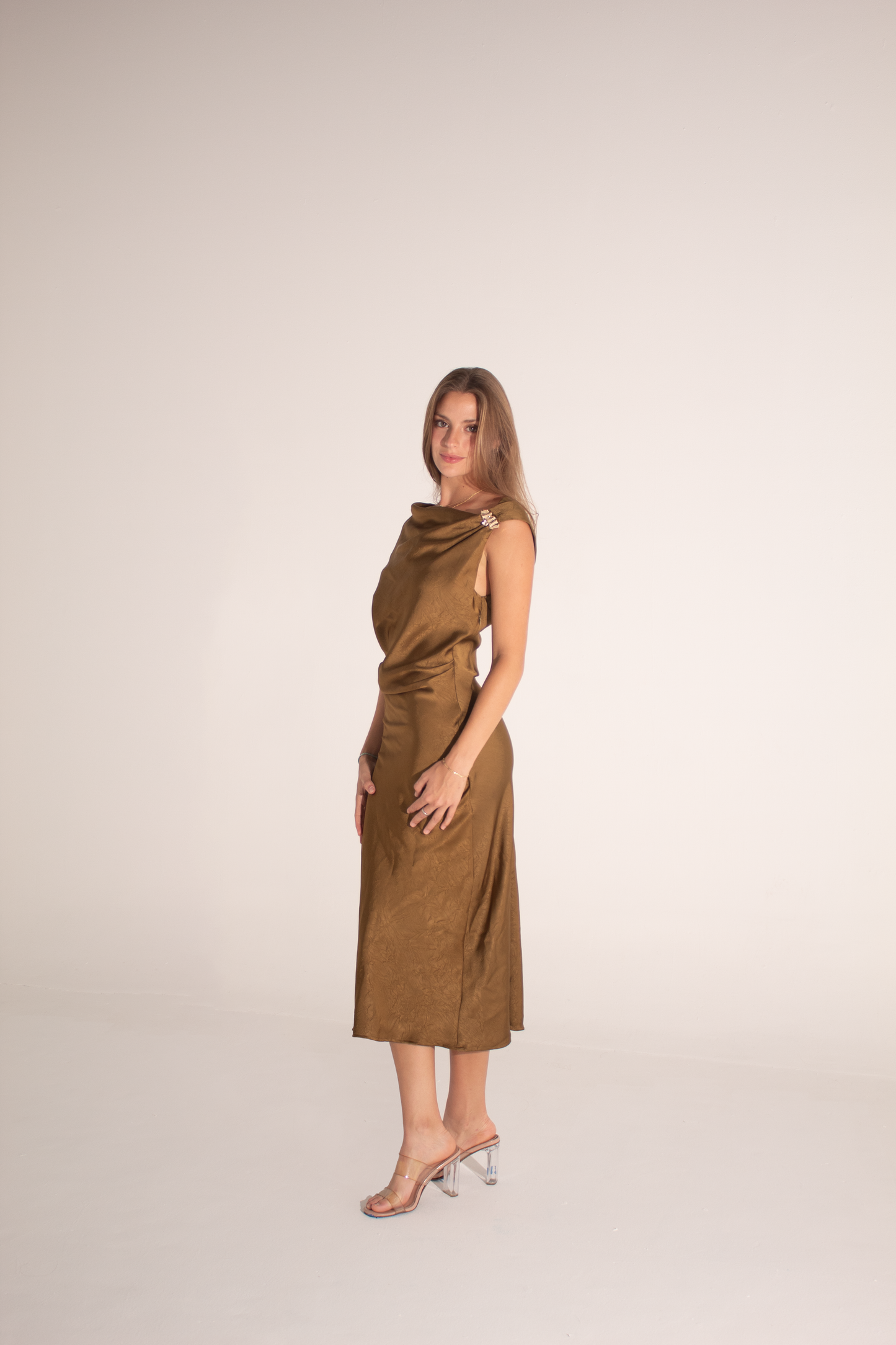 The Asymmetric Drape Dress