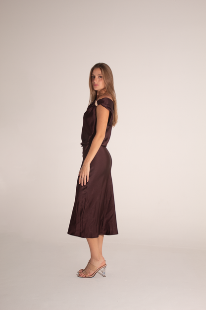 The Asymmetric Drape Dress