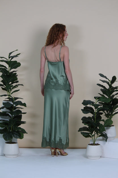Satin Cowl-Neck Camisole