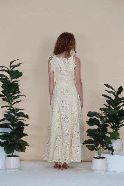 Genevieve Crochet Lace Midi Dress