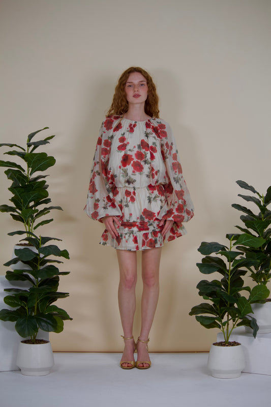 Roses Garden Romantic Blouse