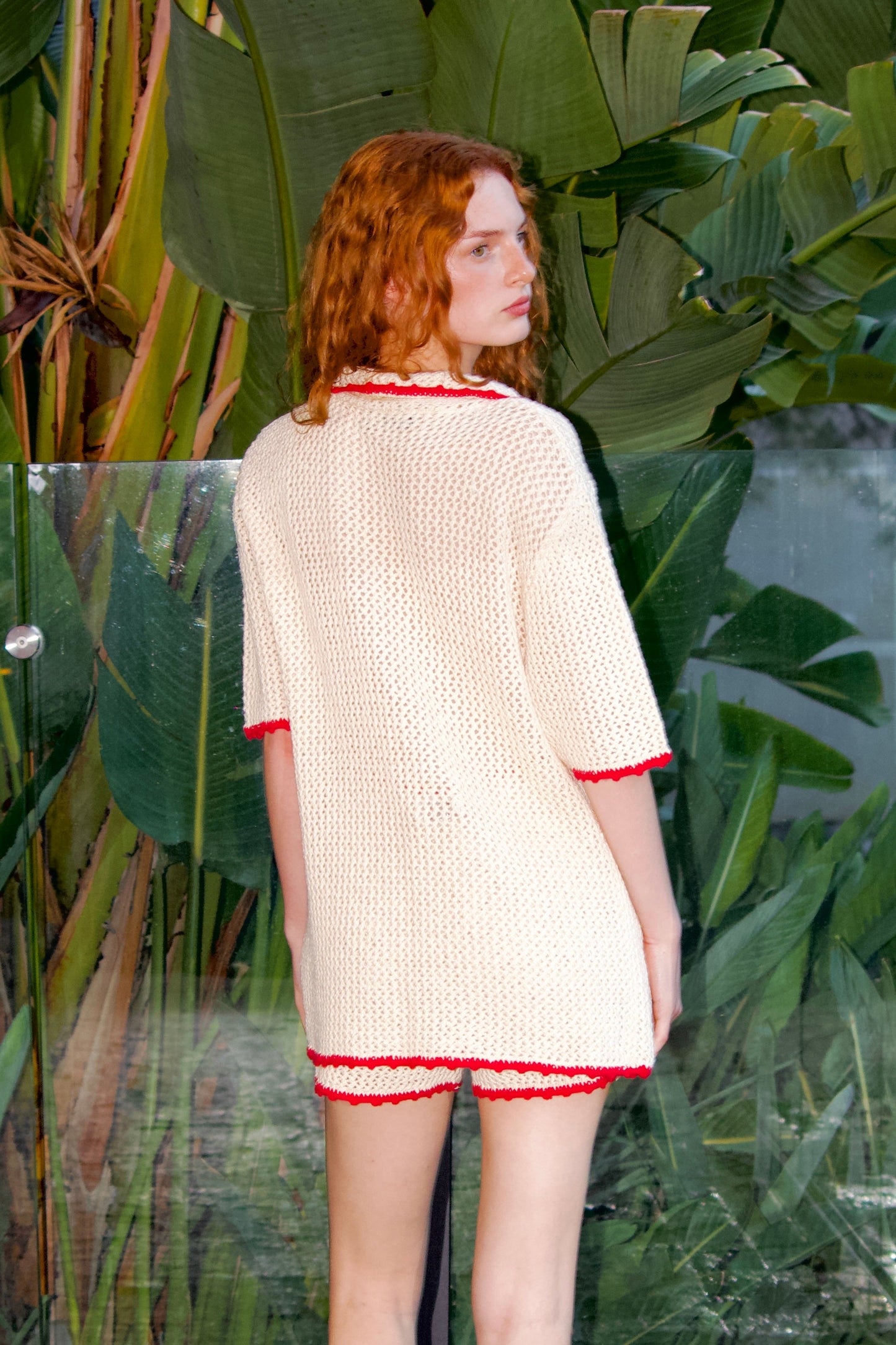 Artisan Knit Contrast Shorts