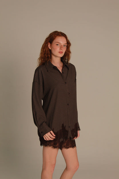Mocha Lace Shorts