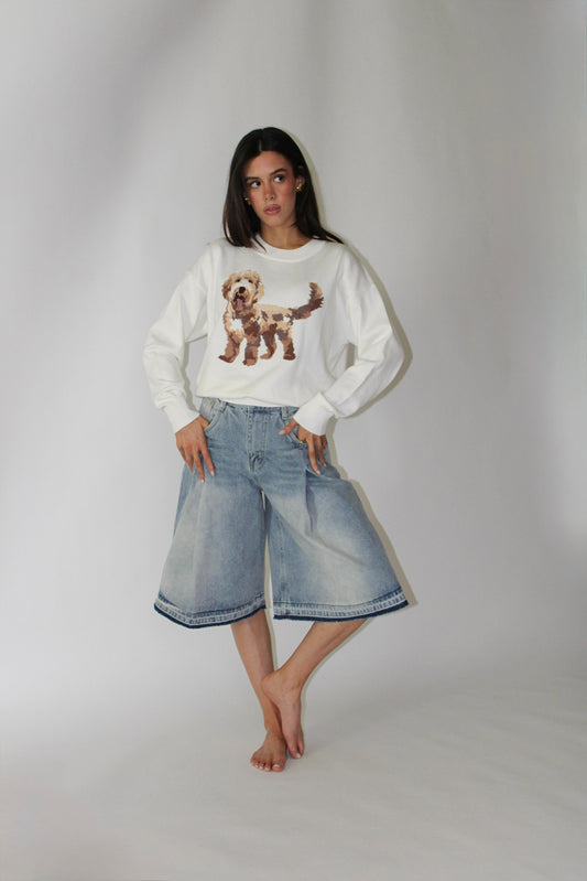 Beige Puppy Sweater