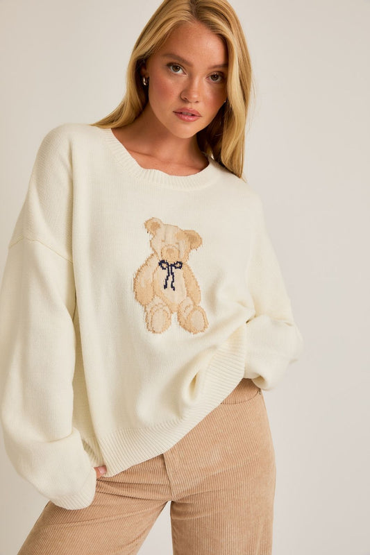 White And Navy Blue Hoodie