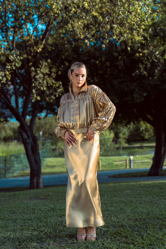 Metallic Gold Jacket