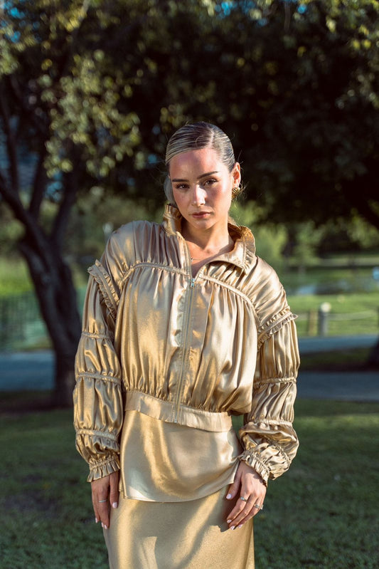 Metallic Gold Jacket