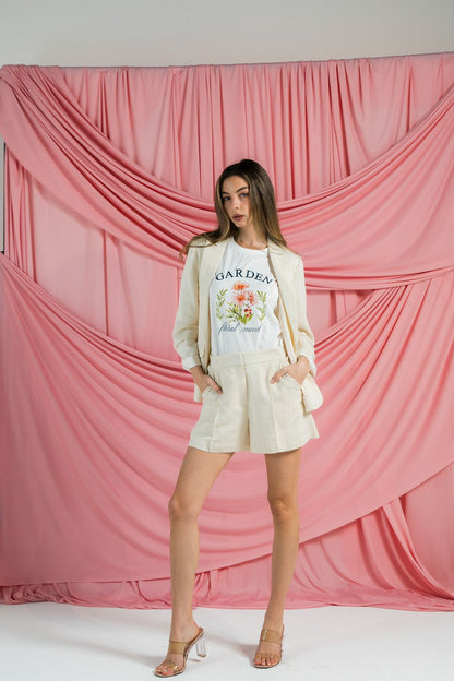 The Ivory Linen Blazer