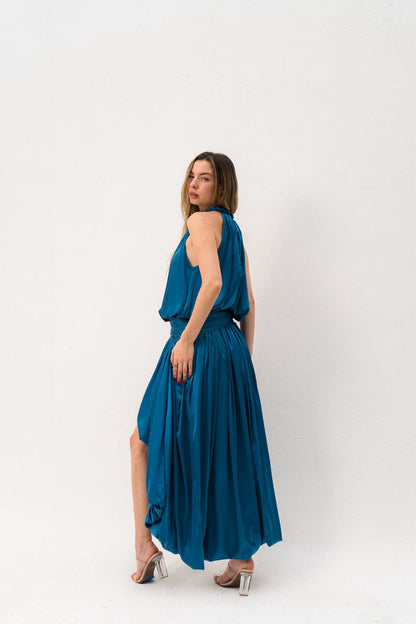 Seraphina Braided Halter Gown