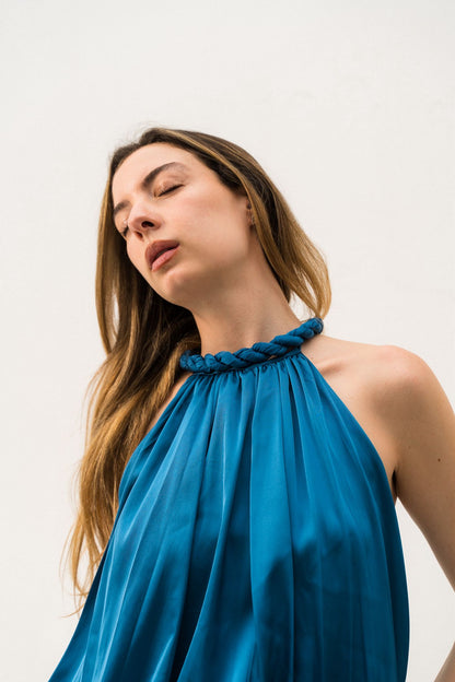 Seraphina Braided Halter Gown