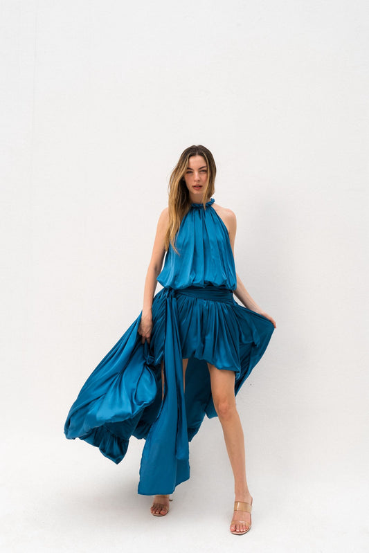 Seraphina Braided Halter Gown