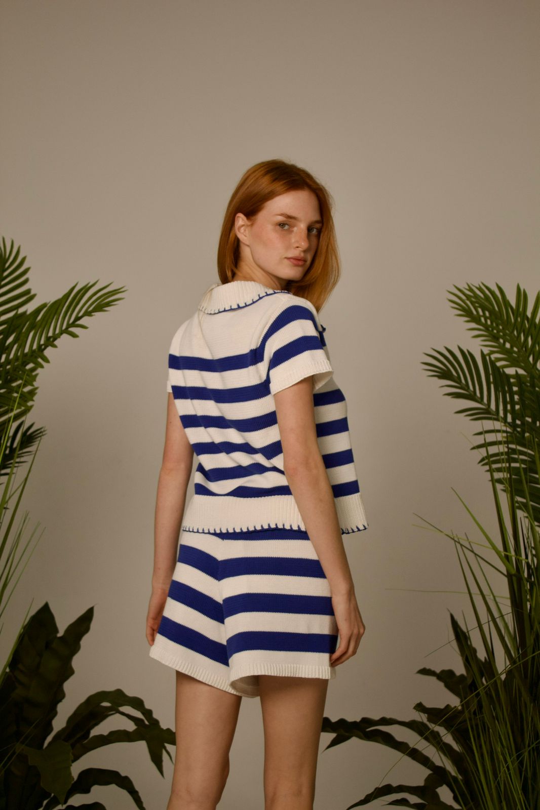 Blue Stripes Coastline Shorts