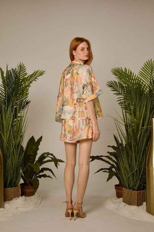 Sunset Palms Matching Set