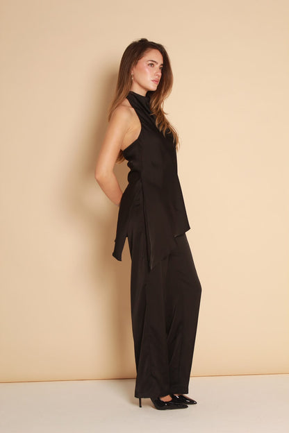 Valentina Pants — Satin Black