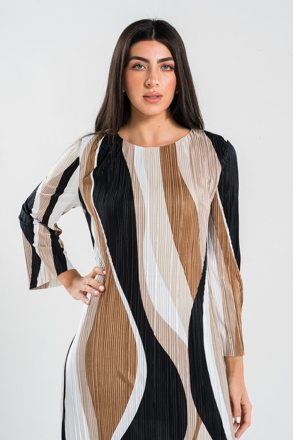 CHIC STRIPED DRESS