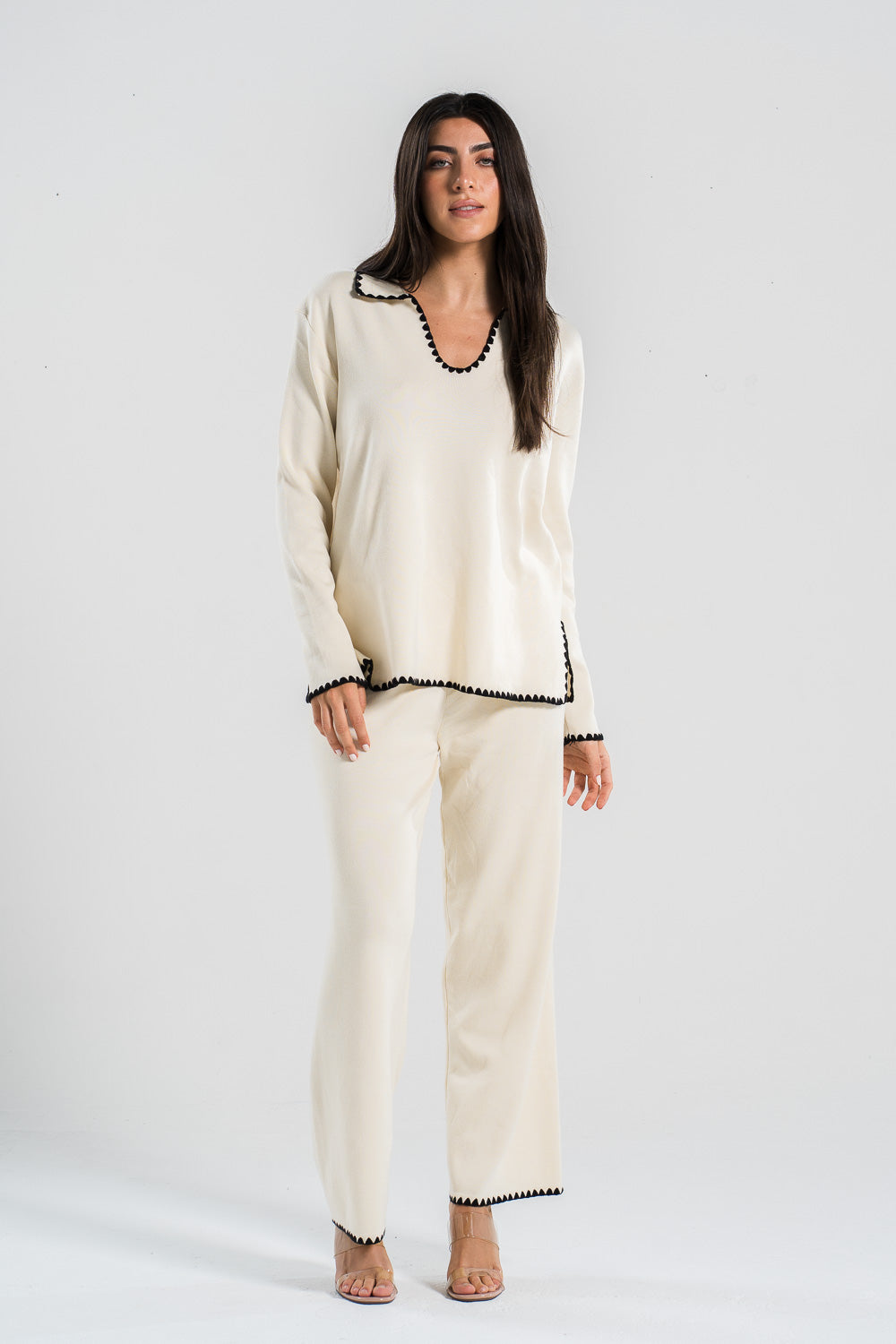 White Loungewear Set