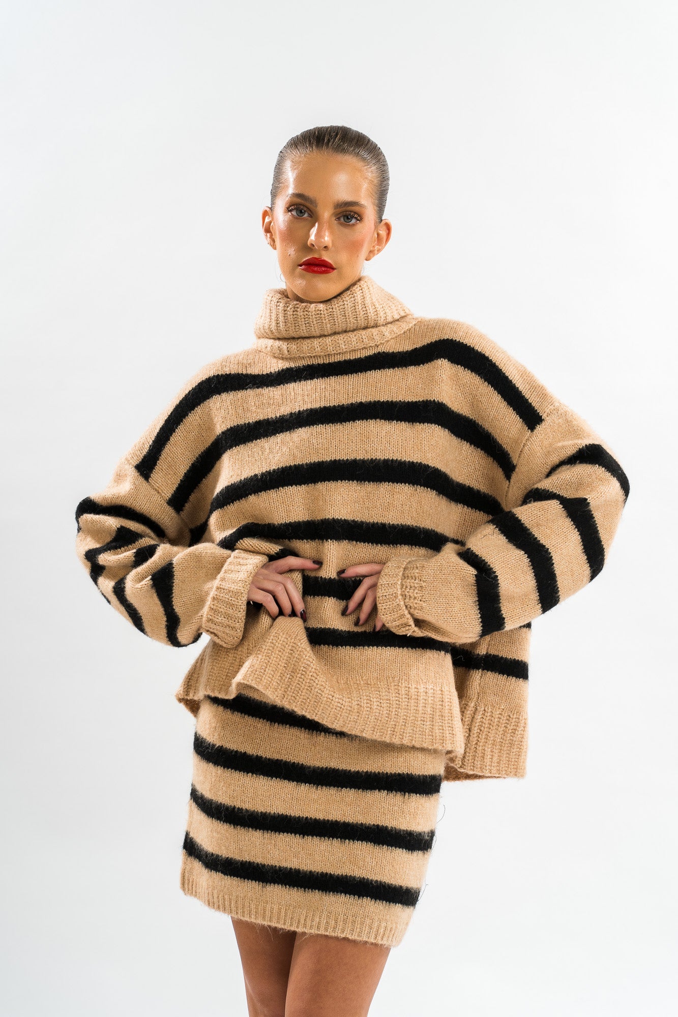 Striped Sweater Set