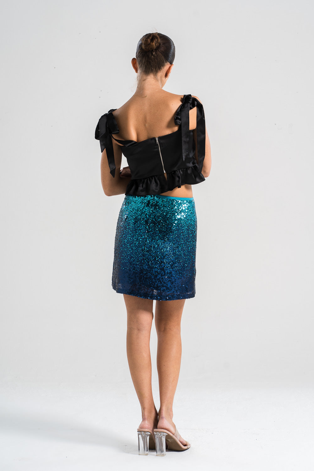 Blue Sparkly Skirt