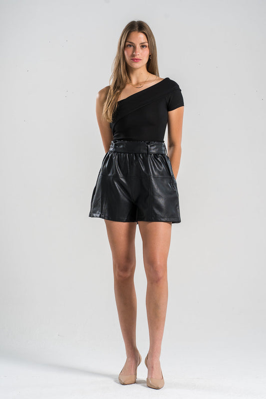 Cute Leather Shorts