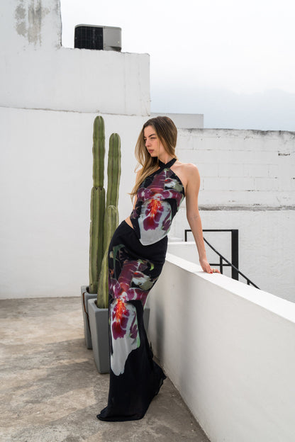 Dark Petal Dress