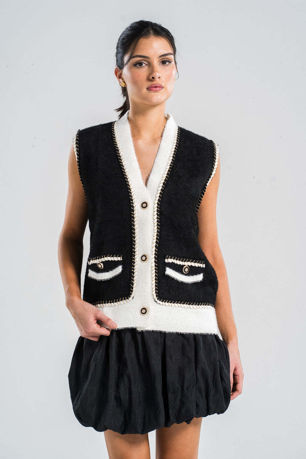 Classy Black Vest