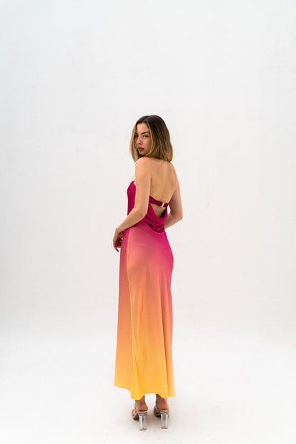 Mimosa strapless dress